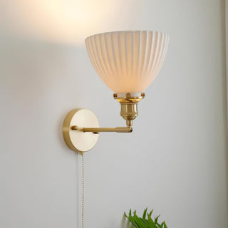 Lustra Lampe Murale Céramique Laiton Élégante