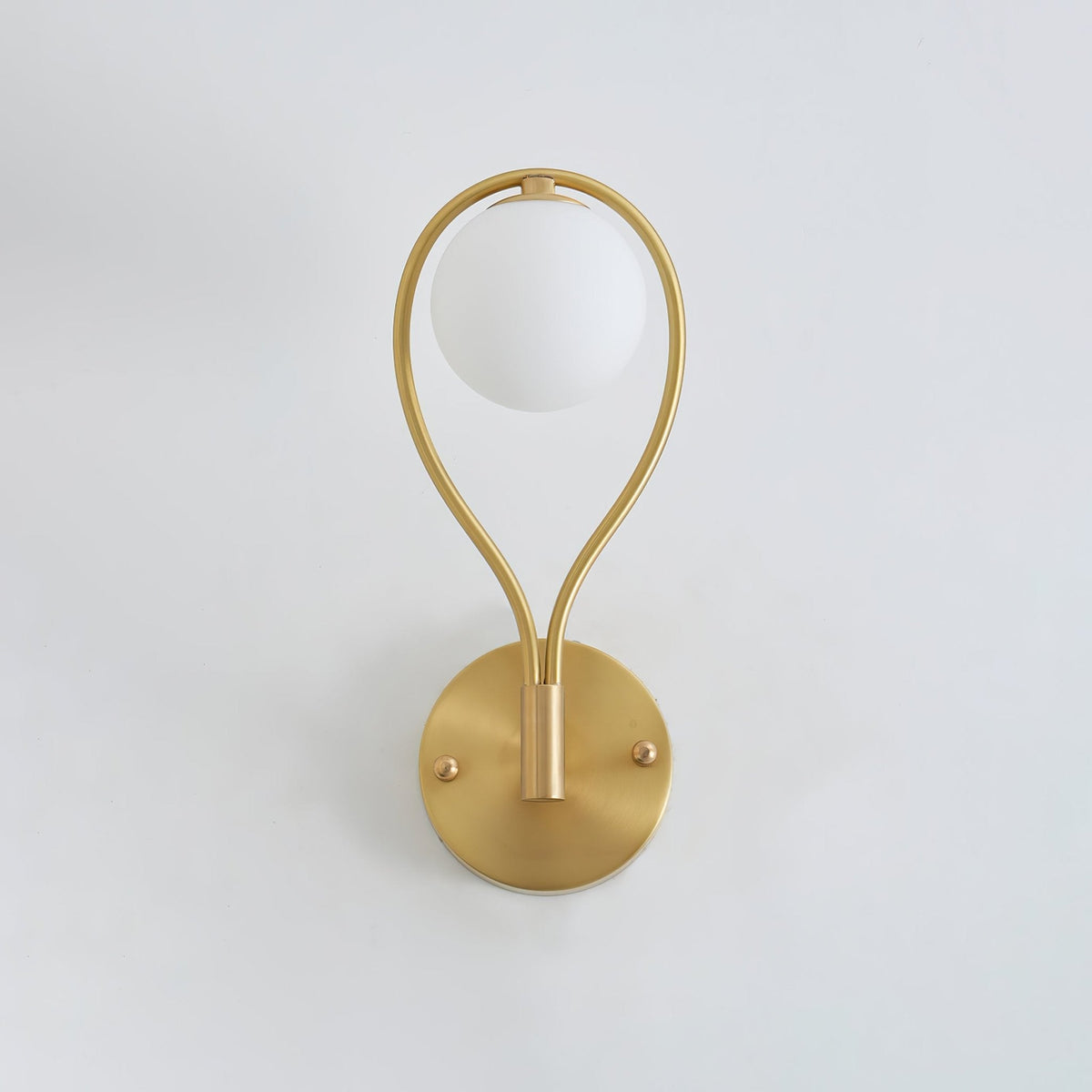 Talira Moderne Minimaliste Vanité Laiton Verre Applique Murale