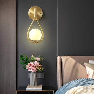 Icarila Moderne Minimaliste Vanité Laiton Verre Applique Murale