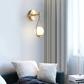 Icarila Moderne Minimaliste Vanité Laiton Verre Applique Murale