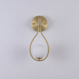 Icarila Moderne Minimaliste Vanité Laiton Verre Applique Murale