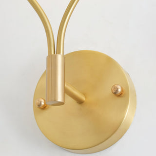 Icarila Moderne Minimaliste Vanité Laiton Verre Applique Murale