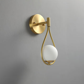 Icarila Moderne Minimaliste Vanité Laiton Verre Applique Murale