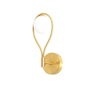 Icarila Moderne Minimaliste Vanité Laiton Verre Applique Murale