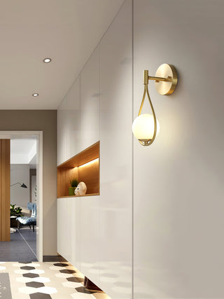 Icarila Moderne Minimaliste Vanité Laiton Verre Applique Murale