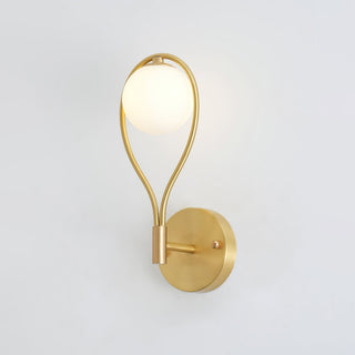 Icarila Moderne Minimaliste Vanité Laiton Verre Applique Murale