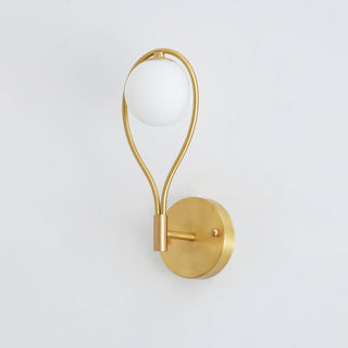 Icarila Moderne Minimaliste Vanité Laiton Verre Applique Murale