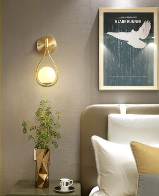Icarila Moderne Minimaliste Vanité Laiton Verre Applique Murale
