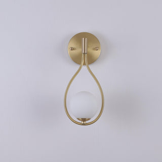 Icarila Moderne Minimaliste Vanité Laiton Verre Applique Murale