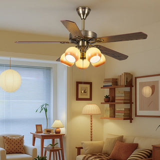 Ventilateur de plafond Theodore Vintage avec lumière