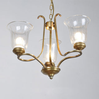 Ethos Prime Élégance Laiton Métal Verre Lustre