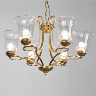 Ethos Prime Élégance Laiton Métal Verre Lustre