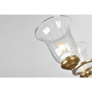 Ethos Prime Élégance Laiton Métal Verre Lustre