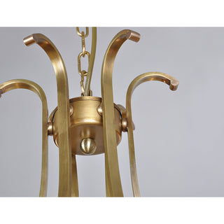 Ethos Prime Élégance Laiton Métal Verre Lustre