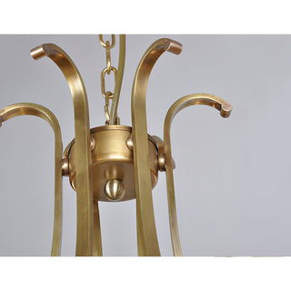 Ethos Prime Élégance Laiton Métal Verre Lustre