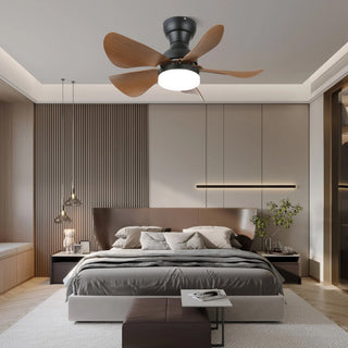 Ventilateur de Plafond Callen en Bois avec Lumière