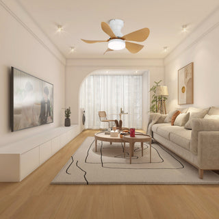 Ventilateur de Plafond Callen en Bois avec Lumière