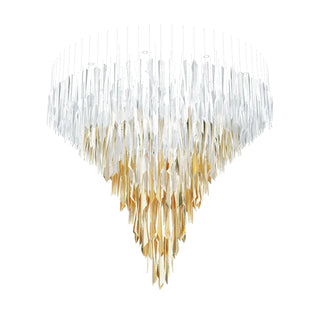 Nyvinia Verre Plume Forme Lustre