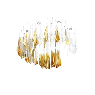 Nyvinia Verre Plume Forme Lustre