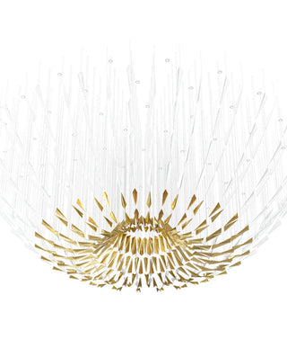 Nyvinia Verre Plume Forme Lustre