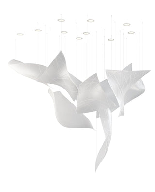 Alnoror Sculptural Or Pendentif Lumière