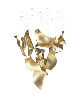 Alnoror Sculptural Or Pendentif Lumière