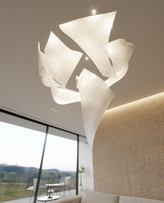 Alnoror Sculptural Or Pendentif Lumière