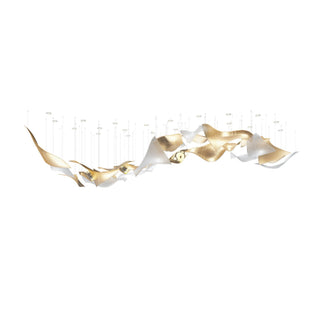 Alnoror Sculptural Or Pendentif Lumière