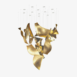 Alnoror Sculptural Or Pendentif Lumière