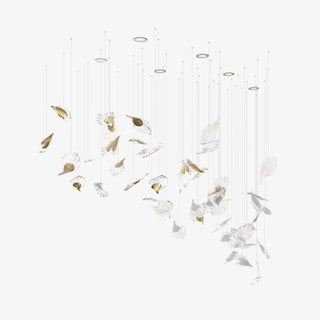 Asorus Artistique Feuille Forme Lustre