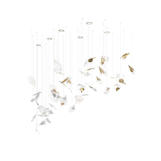 Asorus Artistique Feuille Forme Lustre