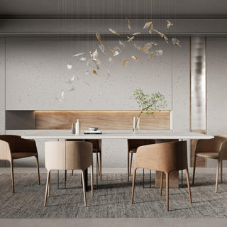 Asorus Artistique Feuille Forme Lustre