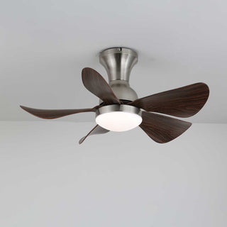 Ventilateur de plafond moderne en bois Novaro avec lumière