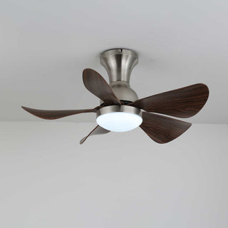 Ventilateur de plafond moderne en bois Novaro avec lumière