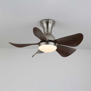 Ventilateur de plafond moderne en bois Novaro avec lumière