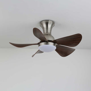 Ventilateur de plafond moderne en bois Novaro avec lumière