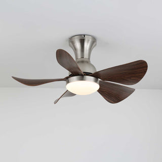 Ventilateur de plafond moderne en bois Novaro avec lumière