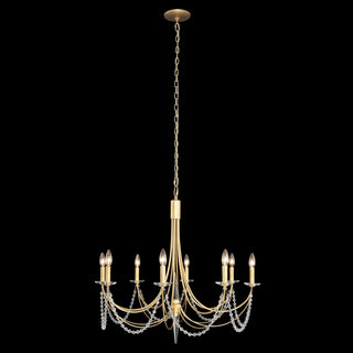 Purelux Postmodern Luxe Laiton Métal Cristal Lustre