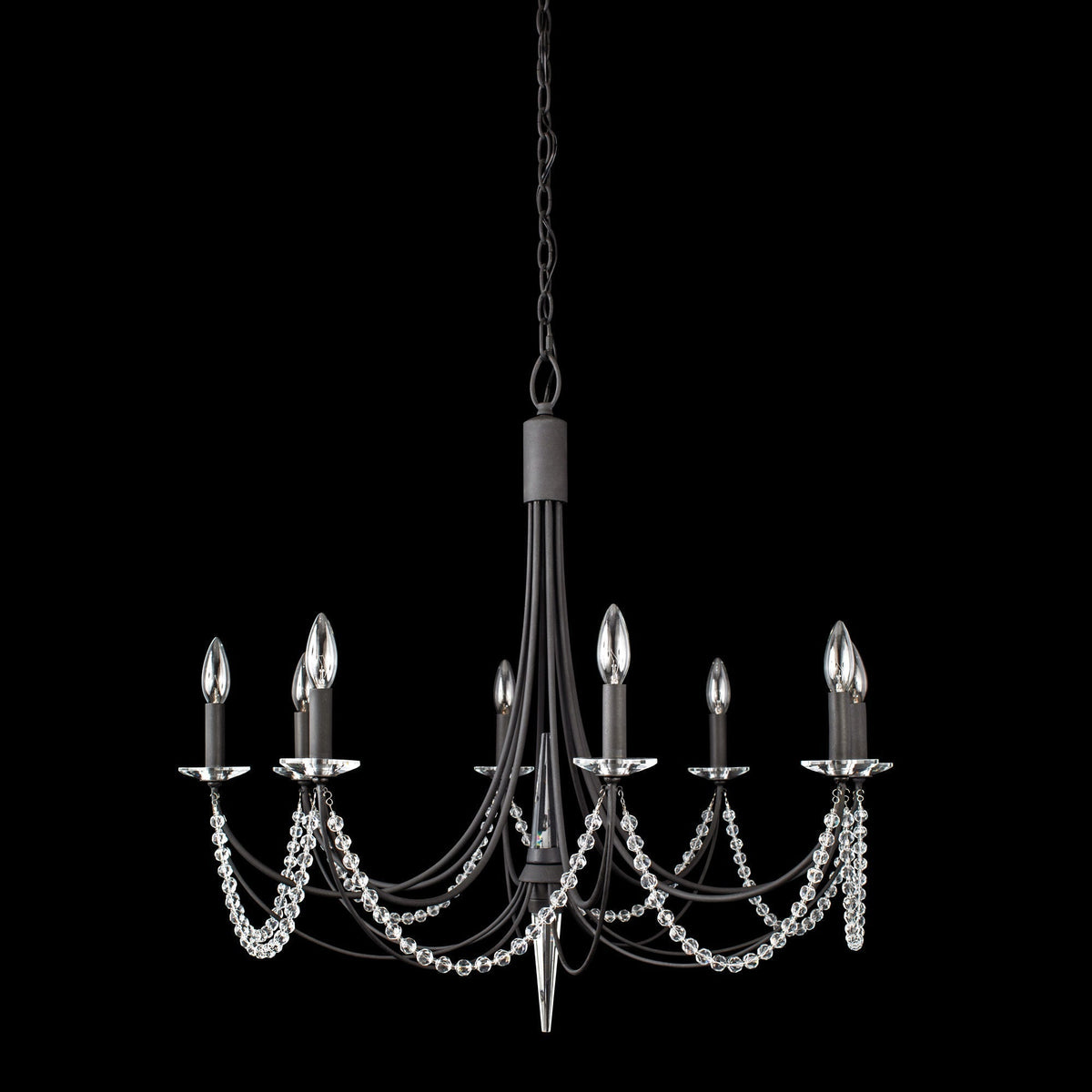 Purelux Postmodern Luxe Laiton Métal Cristal Lustre