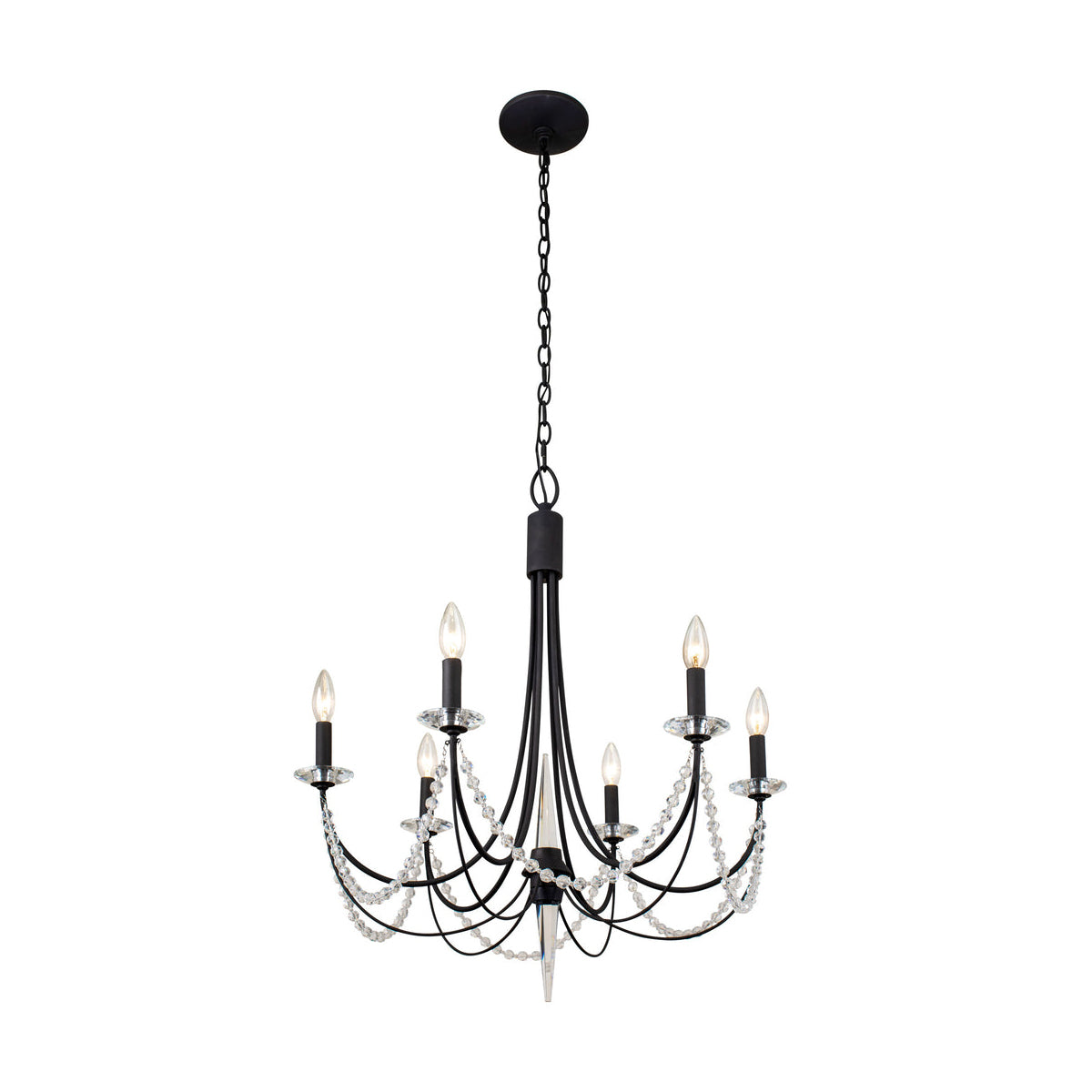 Purelux Postmodern Luxe Laiton Métal Cristal Lustre