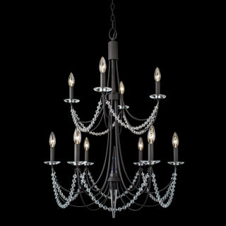 Purelux Postmodern Luxe Laiton Métal Cristal Lustre