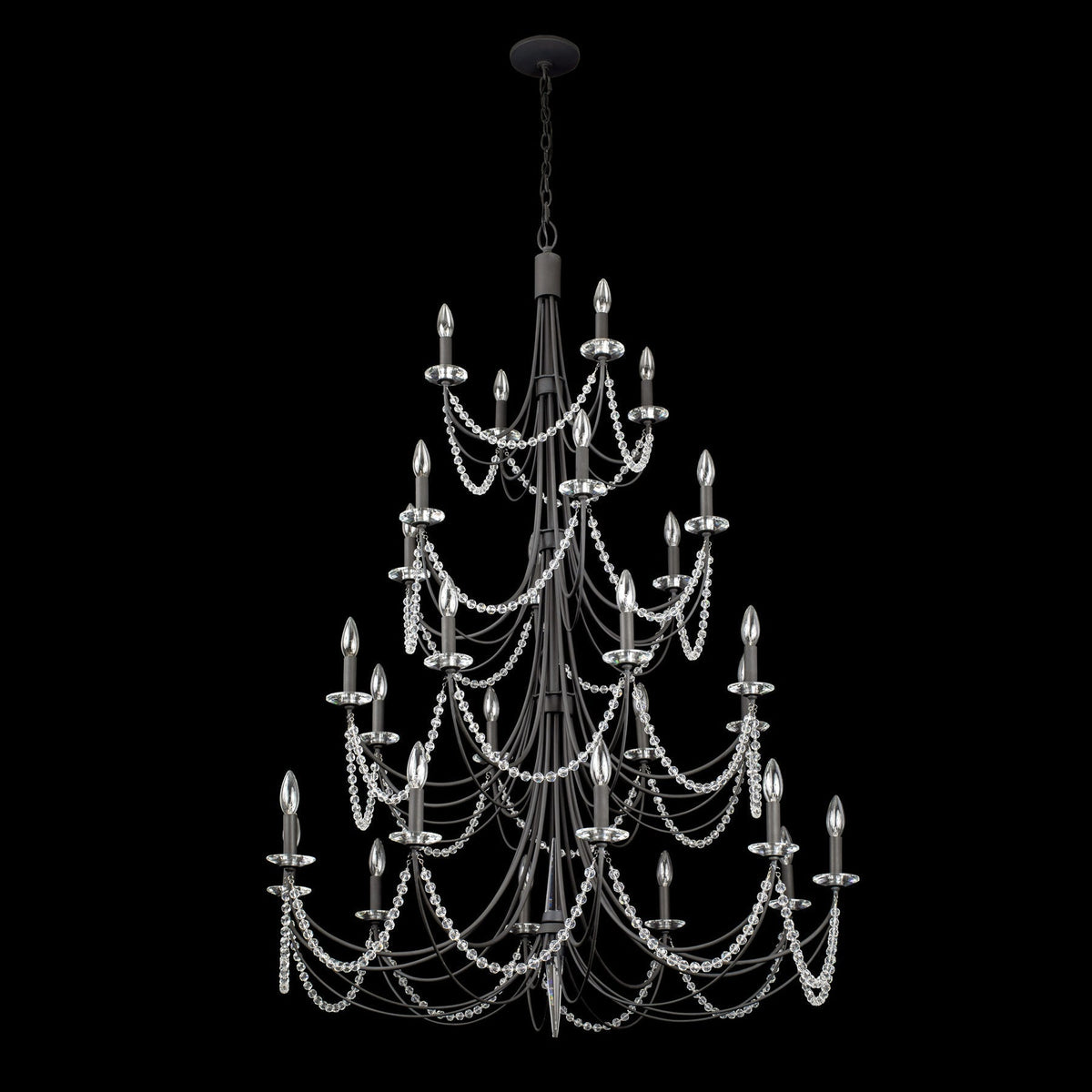 Purelux Postmodern Luxe Laiton Métal Cristal Lustre