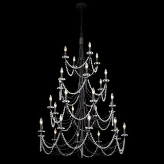 Purelux Postmodern Luxe Laiton Métal Cristal Lustre