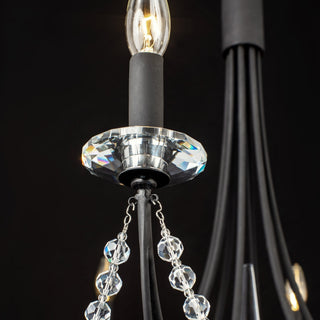 Purelux Postmodern Luxe Laiton Métal Cristal Lustre