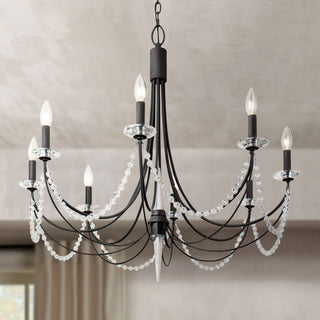 Purelux Postmodern Luxe Laiton Métal Cristal Lustre