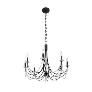 Purelux Postmodern Luxe Laiton Métal Cristal Lustre