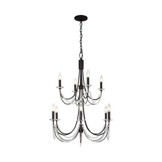 Purelux Postmodern Luxe Laiton Métal Cristal Lustre