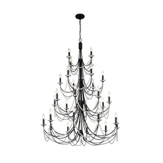 Purelux Postmodern Luxe Laiton Métal Cristal Lustre