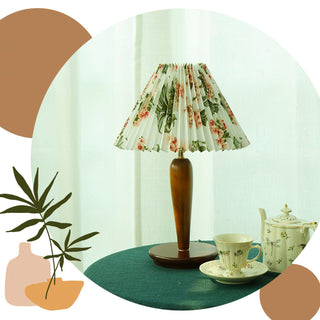 Linorelia Lampe de Table Moderne en Tissu