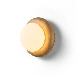 Brevin Wood Wall Sconce-Neutral Decor